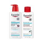 Kit de cuidados com a pele Eucerin Advanced Repair Body Lotion 500mL x2