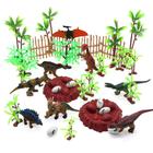 Kit de decoração de bolos de brinquedo MIUTRUE: bonecos de dinossauros para crianças