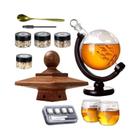 Kit De Defumador De Uísque Hexagonal Com 4 Sabores De Chips De Madeira, Presente De Aniversário Para