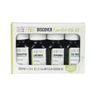 Kit de Descoberta de Óleos Essenciais Aura Cacia - 4 Frascos de 0,25 oz