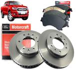 Kit de Discos + Pastilhas de Freio Dianteiros Nova Ranger 2013 a 2021 - FORD MOTORCRAFT