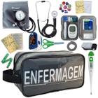 Kit De Enfermagem Completo Medidor Glicose Aparelho Pressao