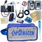 Kit De Enfermagem Completo Medidor Glicose Aparelho Pressao