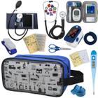 Kit De Enfermagem Completo Medidor Glicose Aparelho Pressao