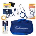 Kit De Enfermagem Esteto Aparelho De Pressão ul - Premium