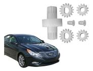 Kit de Engrenagem Para Reparo Rebatimento Retrovisor Retrátil Hyundai Sonata 2011 2014 Aplicação Le e LD