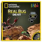 Kit de Escavação de Insetos Reais National Geographic - 3 Insetos (Aranha, Besouro e Escorpião) - Presente STEM