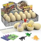 Kit de escavação para escavação de ovos de dinossauro EARTH'SCODE com 12 unidades 6-12 Y