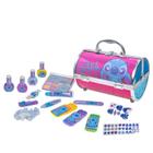 Kit de estojo de maquiagem Townley Girl Stitch Girls com brilho labial 3+