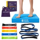 Kit de Exercícios com Yoga Balance Pad e Tiras de Resistência