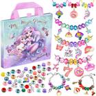 Kit de fabricação de pulseiras Charm BDBKYWY com unicórnio/sereia Girl To