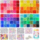 Kit de fabricação de pulseiras Pony Beads Redtwo 96 cores para meninas