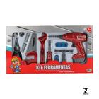 Kit De Ferramentas C/ Furadeira - BBR Toys