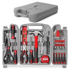 Kit de ferramentas Hi-Spec 54 peças Red Home DIY para uso doméstico, escritório