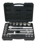 Kit De Ferramentas Stanley Modelo Stmt81242 Jogo De Soquetes Estriados Com 22 Peças Ferramentas De Qualidade Para Todas