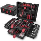 Kit de ferramentas Sundpey Home 379 unidades com gaveta para uso doméstico e automático
