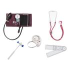 Kit De Fisioterapia Goniômetro Martelo Trena Estetoscópio Esfigmomanômetro - P. A. MED