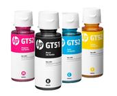 KIT DE GARRAFA DE TINTA GT51 e GT52 PARA DESKJET 5800 5810 5820 GT5822