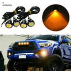 Kit de Iluminação LED Âmbar para Caminhão - 4 Peças - Estilo Universal (Ford, SUV, Raptor)