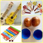 Kit de Instrumentos Musicais Infantis Montessori - 12