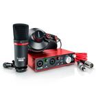 Kit de Interface de Áudio USB Focusrite Scarlett 2i2 Studio