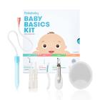 Kit de itens essenciais para bebês Frida Baby Basics com aspirador nasal