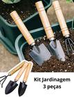 Kit de jardinagem 3 peças alta qualidade - Filó modas