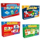 Kit de Jogos Alfabetização Escolar Soletrar + Silabas + Alfabeto + Vogais - Coluna
