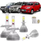 Kit De Lampadas Em Led Fiat Uno Palio Punto Strada 6000k - H1 e H4