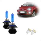 Kit de Lâmpadas Halógena Super Branca H4 Farol Baixo e Alto Ford Ka Foco Simples 2008 até 2015