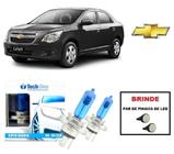 Kit de Lampadas Halogenas Modelo Super Branca para Farol Alto/Baixo Chevrolet Cobalt 2011 a 2014