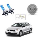 Kit de Lâmpadas Halógenas Super Branca Farol Baixo H7 para Jetta 2007 2008 2009 2010 2011 2012 2013 2014 2015 2016