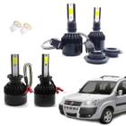 Kit de Lâmpadas Led Tech One 8000k Azulado Farol Alto e Baixo Fiat Doblo 2001 2002 2003 2004 2005 2006 2007 até 2020