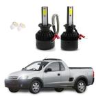 Kit de Lâmpadas Led Tech One 8000k Azulado Farol Alto Montana 2004 2005 2006 2007 2008 2009 2010 2011 2012 2013