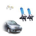 Kit de Lâmpadas Super Branca Farol Baixo H7 para Citroen C3 2003 2004 2005 2006 2007 2008