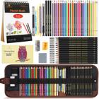 Kit de lápis de arte Sketch & Drawing Heshengping, conjunto de 52 peças