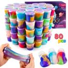 Kit de lembrancinhas Slime Party TITRITH Mini Galaxy, pacote com 80 unidades para crianças