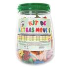 Kit de letras móveis 390 peças - cadu materiais educativos - 10013