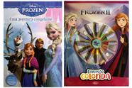 Kit de Livros: Disney diversão colorida - Frozen + Uma aventura congelante - histórias e atividades - Crianças 3+ Anos