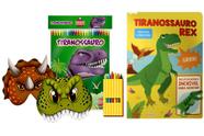 Kit de livros infantis: destaque e descubra : tiranossauro rex + superkit divertido - Ccrianças 3+ Anos