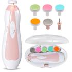Kit de Lixas para Bebês Cores Modernas e 6 Refis Inclusos
