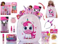 Bolsa Mochila de Maquiagem Infantil e Casinha Beauty Station Salão de  Beleza Replay Kids