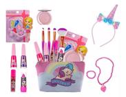 Kit De Maquiagem Infantil Completo + Pop It Top IG138