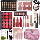 Kit de maquiagem Miss Rose M All In One para mulheres com bolsa de cosméticos