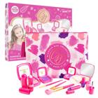 Kit de maquiagem Pretend Play Make it Up com bolsa de cosméticos para crianças