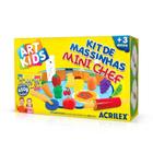 Kit de massinha de modelar acrilex - mini chef