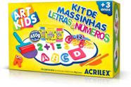 Kit De Massinhas Art Kids Letras E Números R.40046 Acrilex