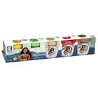 Kit de massinhas moana com 5 potes de 50g cotiplas