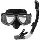 Kit de Mergulho Máscara e Snorkel Natação Piscina Esportes Adulto Vollo - VOLLO SPORTS