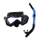 Kit De Mergulho Rio Fun Dive - Máscara RIO E Snorkel SK-09 - Preto/Azul